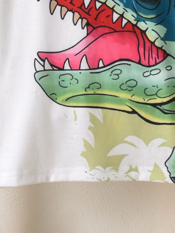 Boys Summer Dinosaur Two-Piece Suit - Image 4