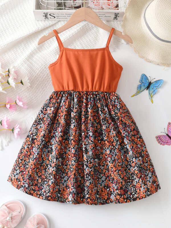 New style baby girl hooded lace dress children&apos;s floral Korean style fashionable super fairy summer sleeveless dress - Image 2