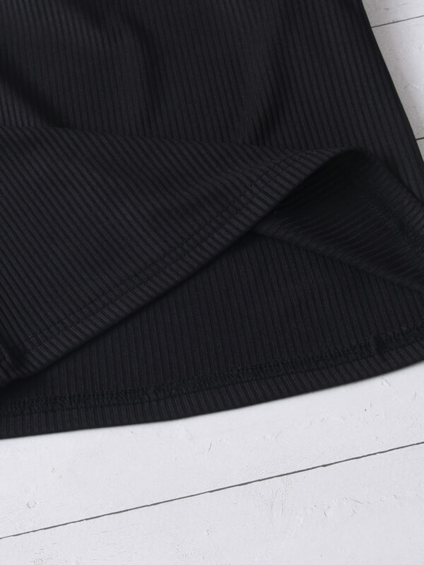 Girls Summer Fashion Small Flying Sleeve Top + Loose Pleated Shorts + Waistband Shorts Set - Image 5