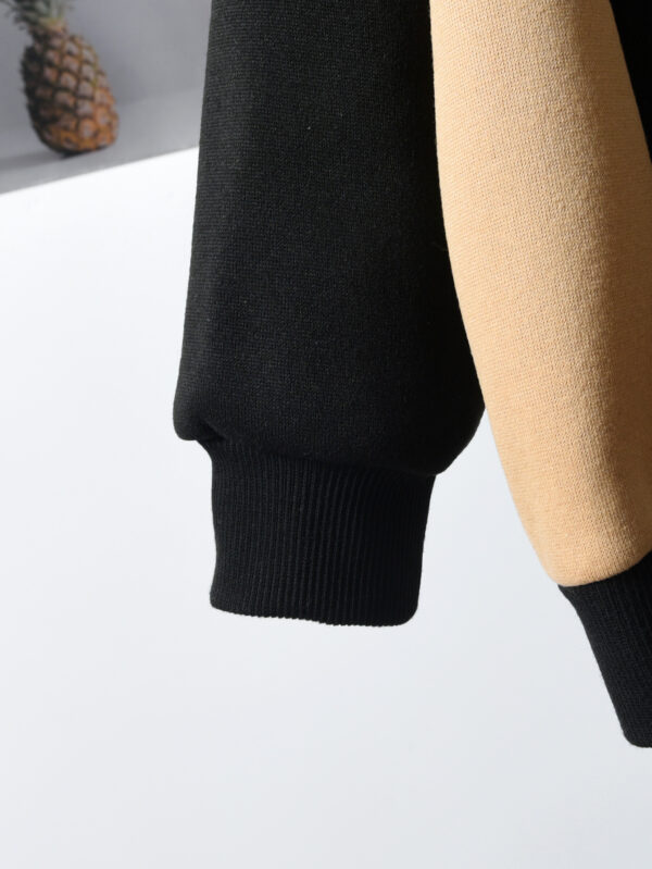 Boys&apos; autumn hooded casual loose sweatshirt + cuffed sweatpants trousers set - Image 6