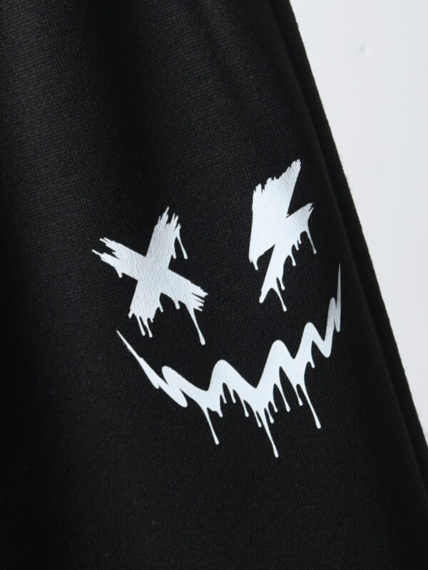 Boys autumn trendy hooded sweatshirts for boys trendy brand smiley face pattern long-sleeved hooded suit suitable for outdoor use - Image 10
