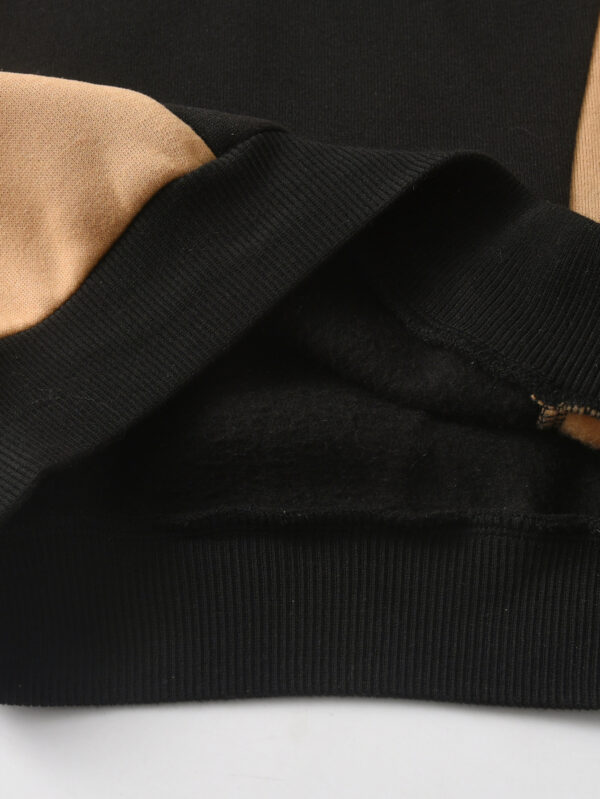 Boys&apos; autumn hooded casual loose sweatshirt + cuffed sweatpants trousers set - Image 8